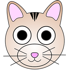 [LINEスタンプ] 猫顔表情デカモジ言葉