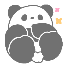 [LINEスタンプ] のんびりパンダしゃん