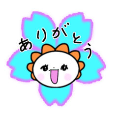 [LINEスタンプ] 花のぺんこ姉さんの画像（メイン）