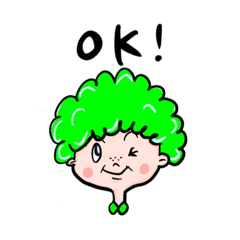 [LINEスタンプ] アフロっぴ①