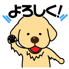 [LINEスタンプ] 毎日ずんぐりむっくりレトリバー