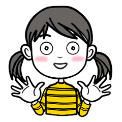 [LINEスタンプ] エリちゃんの動くスタンプ