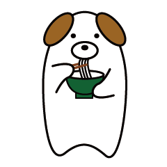 [LINEスタンプ] うどん犬かがわん その1