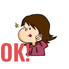 [LINEスタンプ] それいけ、まーちゃん