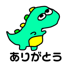 [LINEスタンプ] 【ゆるい手書きスタンプ】恐竜編