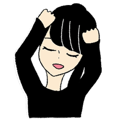 [LINEスタンプ] あざとブラックちゃん