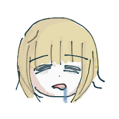 [LINEスタンプ] (茶髪ボブ)あざとかわいいスタンプ