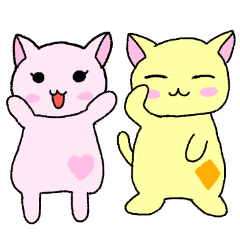 [LINEスタンプ] パステルな猫