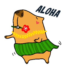 [LINEスタンプ] カピバラのカピスタン