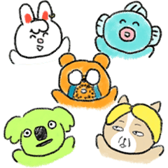 [LINEスタンプ] アニメ制作アニマルズ