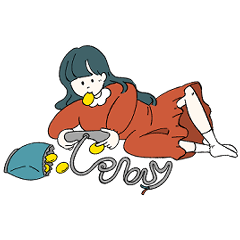 [LINEスタンプ] うどんの子スタンプ2