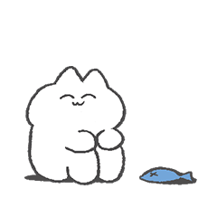 [LINEスタンプ] にっこりおねこ