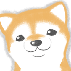 [LINEスタンプ] いつもの柴犬さん