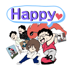 [LINEスタンプ] いけてるFamily
