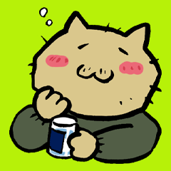 [LINEスタンプ] ねこの小父さん