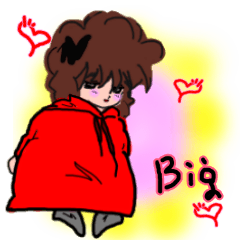 [LINEスタンプ] ノートに落書きしたコ BIG その3