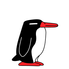 [LINEスタンプ] ペンギンのティムの画像（メイン）