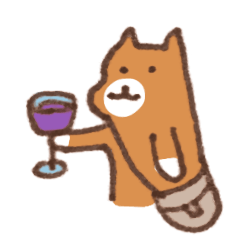 [LINEスタンプ] ハチという名の犬の11月