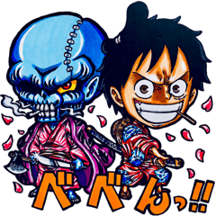 [LINEスタンプ] ONE PIECE けんちゃんのスタンプ