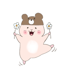 [LINEスタンプ] ハムスターのちゃちゃ