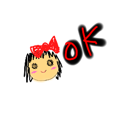 [LINEスタンプ] おんなの こ。