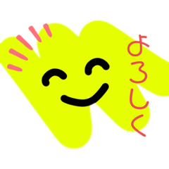 [LINEスタンプ] 塗り絵くんで一言。