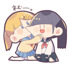 [LINEスタンプ] てきとうなぽにーてーるとついんてーる。