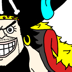 [LINEスタンプ] ONE PIECE - half face4