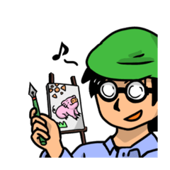 [LINEスタンプ] ロパン画伯 vol.1