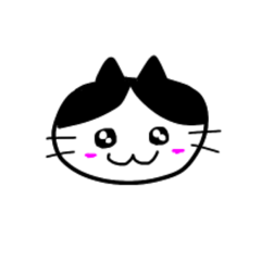 [LINEスタンプ] 表情豊かなハチワレねこ