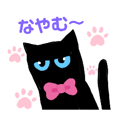 [LINEスタンプ] くろちゃん くろべえ