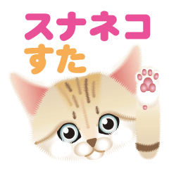 [LINEスタンプ] スナネコすた