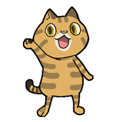 [LINEスタンプ] しましまさんのごあいさつ