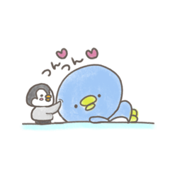 [LINEスタンプ] ラブペンギン♡挨拶日常スタンプ