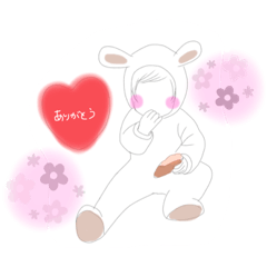 [LINEスタンプ] あちゃんの一日