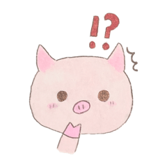 [LINEスタンプ] ブタとウサギとサルと私