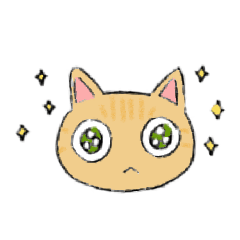 [LINEスタンプ] 茶トラ女子しま子