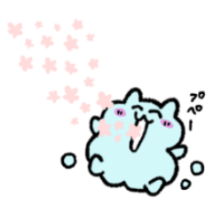 [LINEスタンプ] あわねこ うららかな春スタンプ