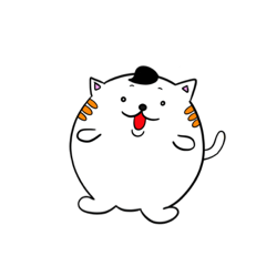 [LINEスタンプ] まんまるねこたん