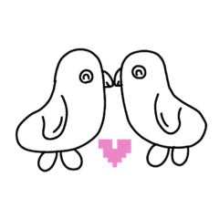 [LINEスタンプ] BIG LOVE鳥