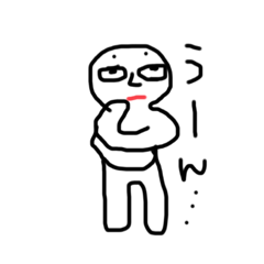 [LINEスタンプ] 自画像②