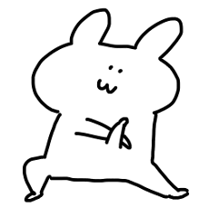 [LINEスタンプ] はんぺんうさぎ2