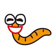 [LINEスタンプ] イモムシの新生活！