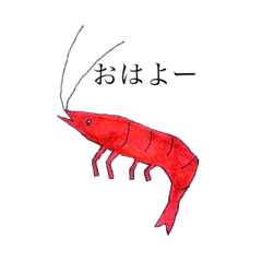 [LINEスタンプ] えび。