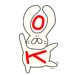 [LINEスタンプ] ぽっちゃり うさちゃん