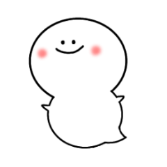 [LINEスタンプ] おもちのおばけ