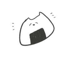 [LINEスタンプ] おにぎりになったねこ