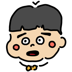 [LINEスタンプ] ぱっつん前髪で帰ってきた！さー坊スタンプ