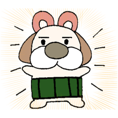 [LINEスタンプ] うさぎいぬの日常