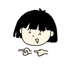 [LINEスタンプ] 表情色々女の子